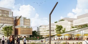 Artist impression of the proposed Stevenage life sciences campus