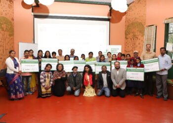 Representatives from Department of Education, Microland Foundation, Keystone Foundation, Teachers, Parents, Students & the Community deliberate on the roadmap of Climate Smart School project