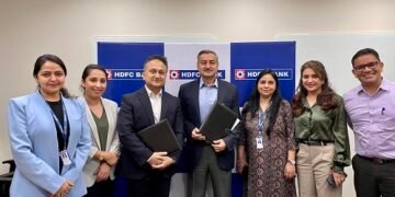 Image: L-R: Ms Myra Tulsani Sr Manager HR HDFC Bank, Ms Supreet Sandhu - Client Partner Manipal Global, Mr Robin Bhowmik - Chief Business Officer Manipal Global, Mr Vinay Razdan - CHRO HDFC Bank, Ms Nirupama Kaushik VP HDFC Bank, Ms Geethaa George EVP HR HDFC Bank, Mr Ranga Subramanian SVP HDFC Bank