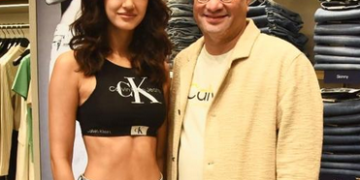 Disha Patani with Mr Shailesh Chaturvedi, MD & CEO at Arvind Fashions