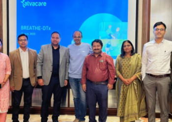 BREATHE-DTX Board | From Left to Right: Dr. Leena Mistry, Dr. Saurabh Mandilwar, Dr. Naveed Shah, Dr. Agam Vora, Dr. Atri Gangopadhyay, Dr. Pratibha Singhal, Dr. Jitendra Kotadiya, Dr. Vijay Kumar Chennamchetty