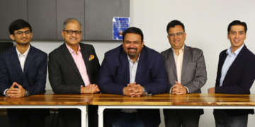 (L to R: Vatsal Kanakiya, Ninad Karpe, Sanjay Mehta, Yagnesh Sanghrajka & Shashank Randev)