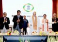 The Union Minister for Home Affairs and Cooperation,  Amit Shah launches the Central Registrar - Sahara Refund Portal at Atal Akshya Urja Bhawan, in New Delhi on July 18, 2023.