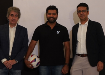 Left to Right: José Antonio Cachaza, Managing Director - LALIGA India, Rohit Sharma - LALIGA Ambassador & Siddharth Sharma, Head of Content – Viacom18 Sports