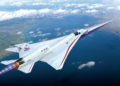 A concept illustration of NASA’s X-59 research aircraft. Credit: Lockheed Martin.