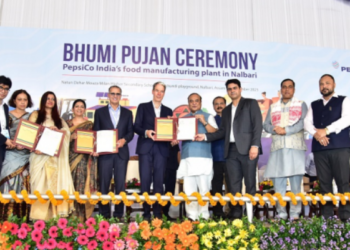Bhumi Pujan Ceremony of PepsiCo India's first foods manufacturing plant in Assam