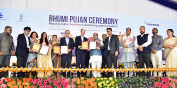 Bhumi Pujan Ceremony of PepsiCo India's first foods manufacturing plant in Assam