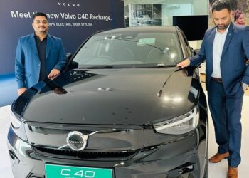 Left side Mr. Arun A -Vice president Sales & Marketing, and Right Side Mr. Shinoy K Simon-Vice president Customer Service  Martial Motors Pvt Ltd”
