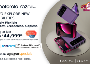 Amazon Great Indian Festival: Motorola announces limited festive period discounts on its razr series flip phones, with motorola razr 40 now available at a discounted early access deal of Rs 44,999