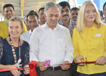 L-R) Ms. Susanne Pulverer, CEO and CSO, IKEA India, Shri A.S. Shankar, Executive Director, Operations and Maintenance, BMRCL and Ms. Anje Heim, Market Manager, IKEA Nagasandra