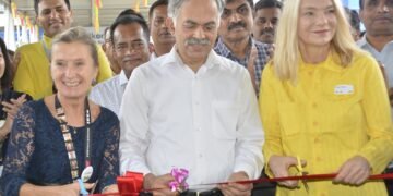L-R) Ms. Susanne Pulverer, CEO and CSO, IKEA India, Shri A.S. Shankar, Executive Director, Operations and Maintenance, BMRCL and Ms. Anje Heim, Market Manager, IKEA Nagasandra
