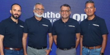 L to R: Thomas Muthoot John – Head of Strategy at Muthoot FinCorp ONE, Thomas John Muthoot, Chairman & Managing Director, Muthoot FinCorp Ltd., Thomas George Muthoot – Director, Muthoot FinCorp Ltd. and Chandan Khaitan, CEO of Muthoot FinCorp ONE