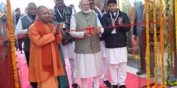 PM inaugurates the newly built Maharishi Valmiki International Airport at Ayodhya, in Uttar Pradesh on December 30, 2023.
