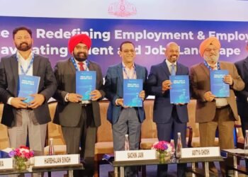 (Left to Right): Devashish Sharma (Founding Member & CEO - Taggd), Bishnu Nepak, Chief Business Officer, Wheebox - An ETS Company, Harbhajan Singh (Chief of strategy and HR at XLRI Delhi | Chairman - Skill Development & Livelihood), Sachin Jain (Country Manager India & South Asia at ETS), Aditya Gosh - Chairman, CII National Committee on Skill Development & Livelihood | Co-Founder, Akasa Airlines | Founder, Homage & Chairperson, Social Enterprise Central of SEWA), Dr. Nirmaljeet Singh Kalsi - IAS (Retd.) (Chairperson, NCVET), Sougata Roy Choudhary (Executive Director at CII), Praveen Dwivedi, Head of Public Policy, Wheebox - An ETS Company