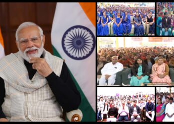 PM interacting with beneficiaries of Viksit Bharat Sankalp Yatra via video conferencing on December 27, 2023.